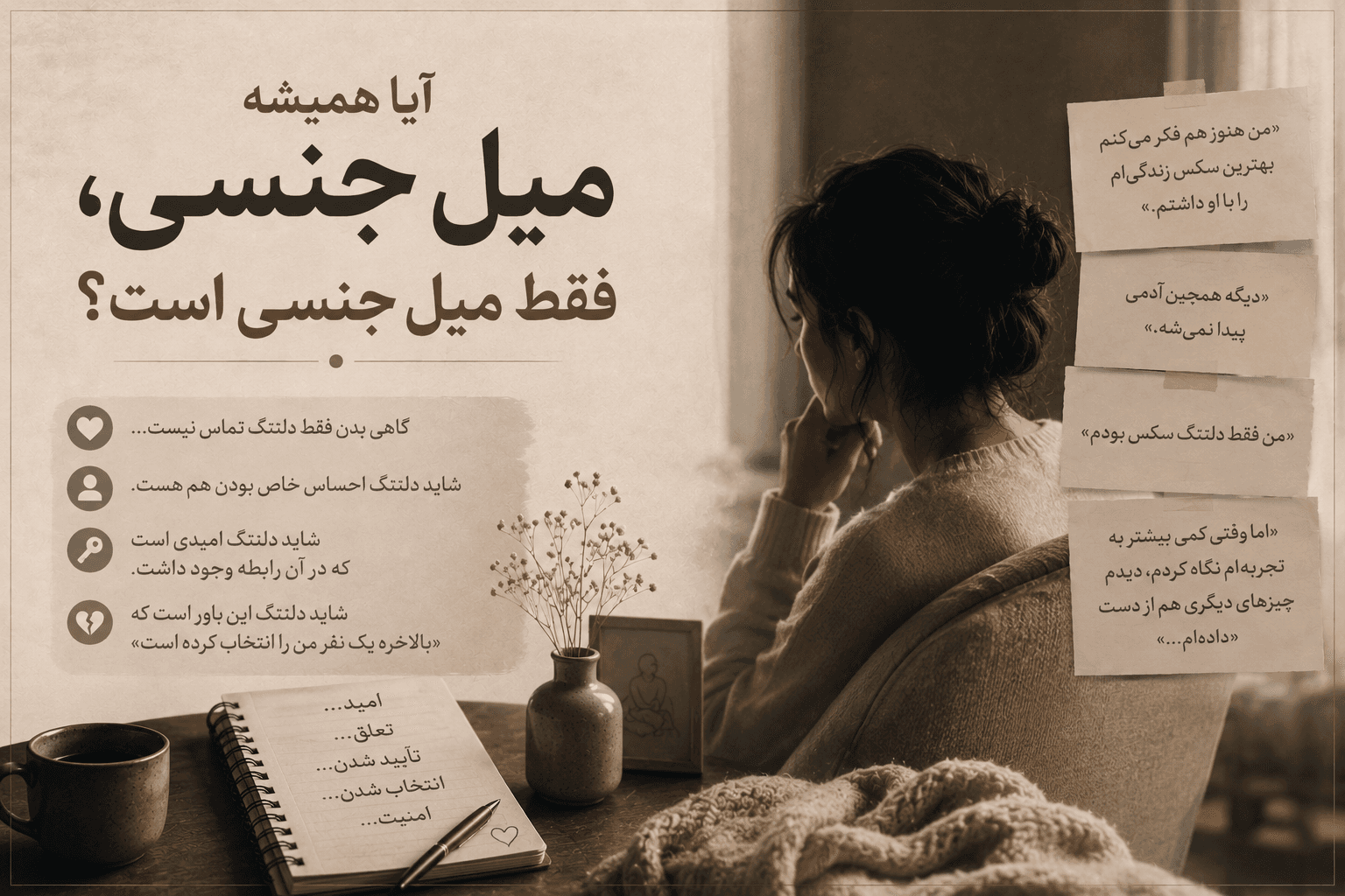  آیا همیشه میل جنسی، فقط میل جنسی است؟